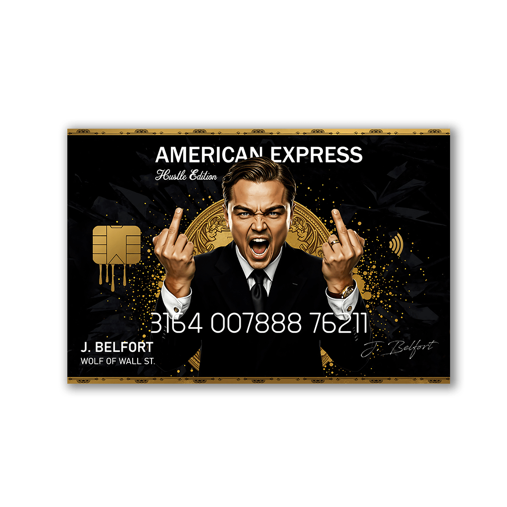 Black Card Hustle by Adrian Vieriu - Affengeile Bilder