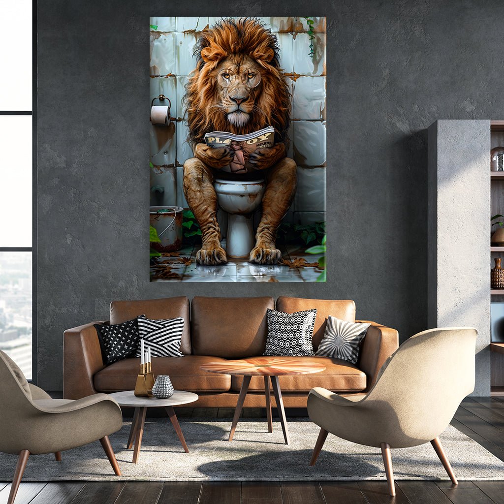 Caught at the Toilet by Adrian Vieriu - Affengeile Bilder