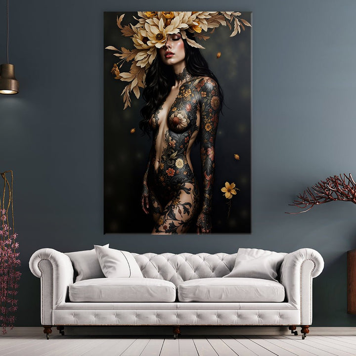 Flower Skin Tattoo by Adrian Vieriu - Affengeile Bilder