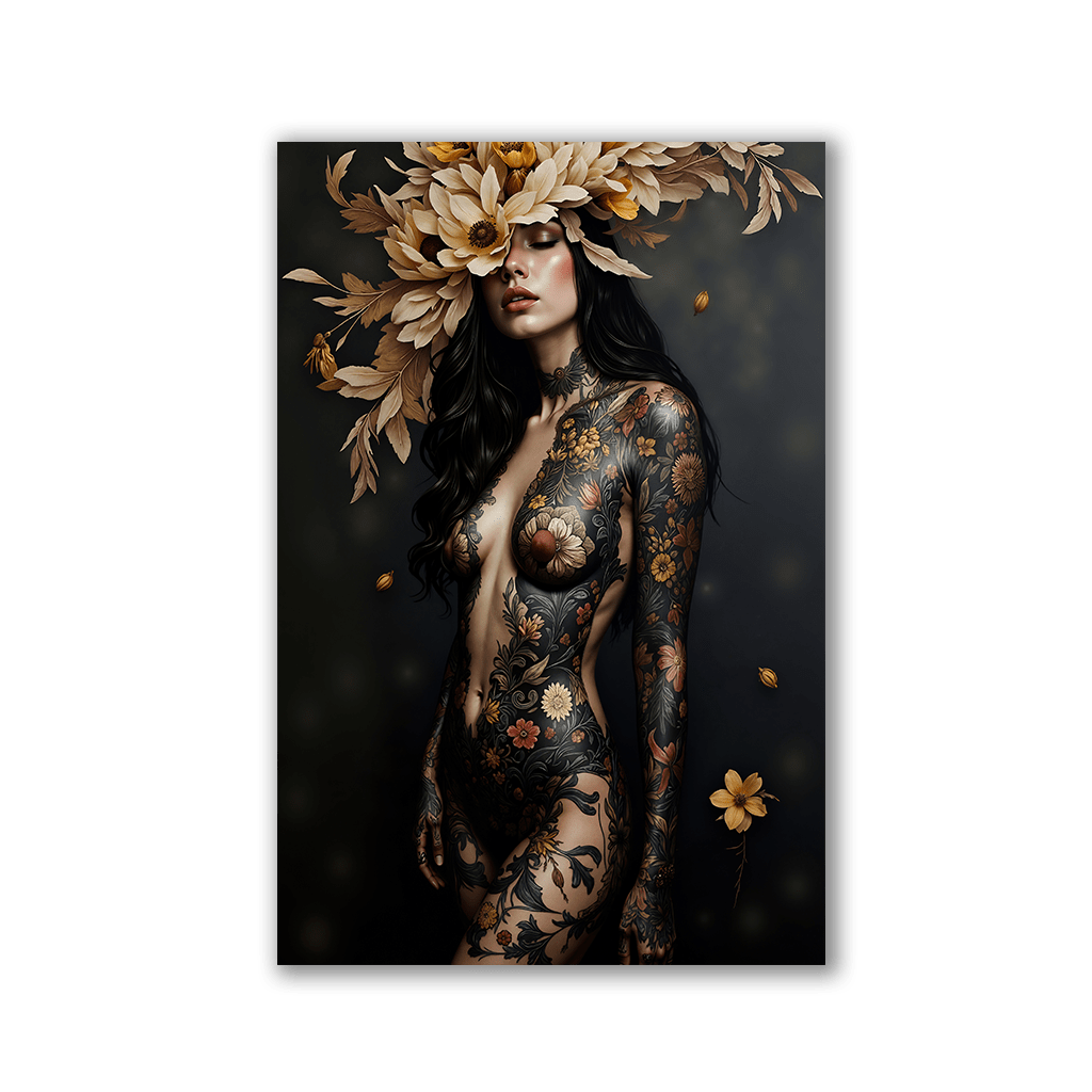 Flower Skin Tattoo by Adrian Vieriu - Affengeile Bilder