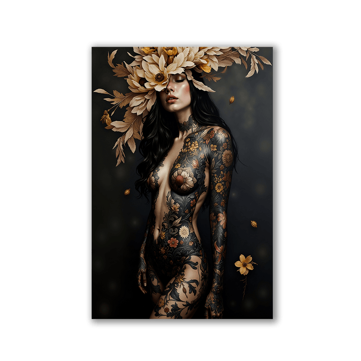 Flower Skin Tattoo by Adrian Vieriu - Affengeile Bilder