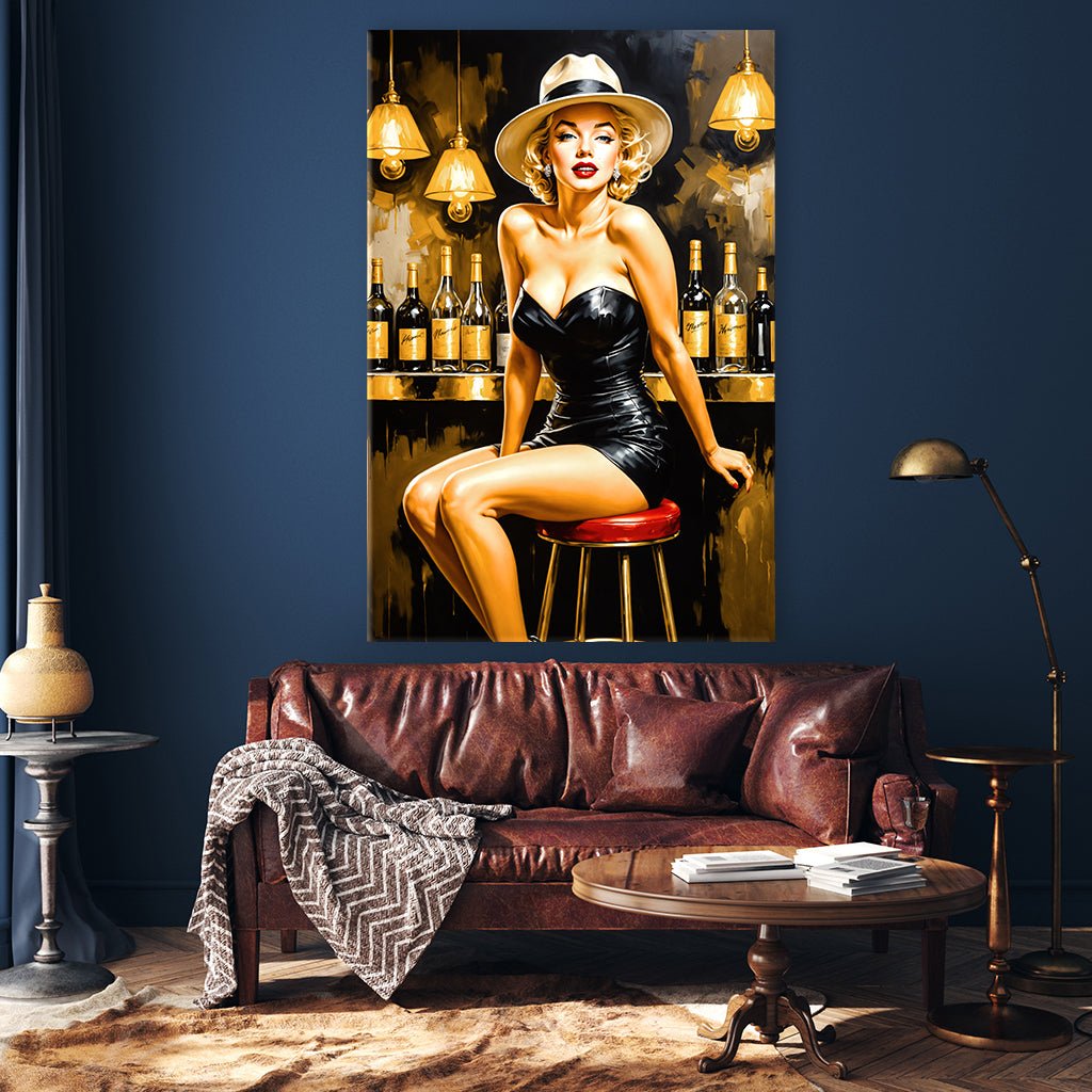 Marilyn - Beauty in Black No2 by Adrian Vieriu - Affengeile Bilder