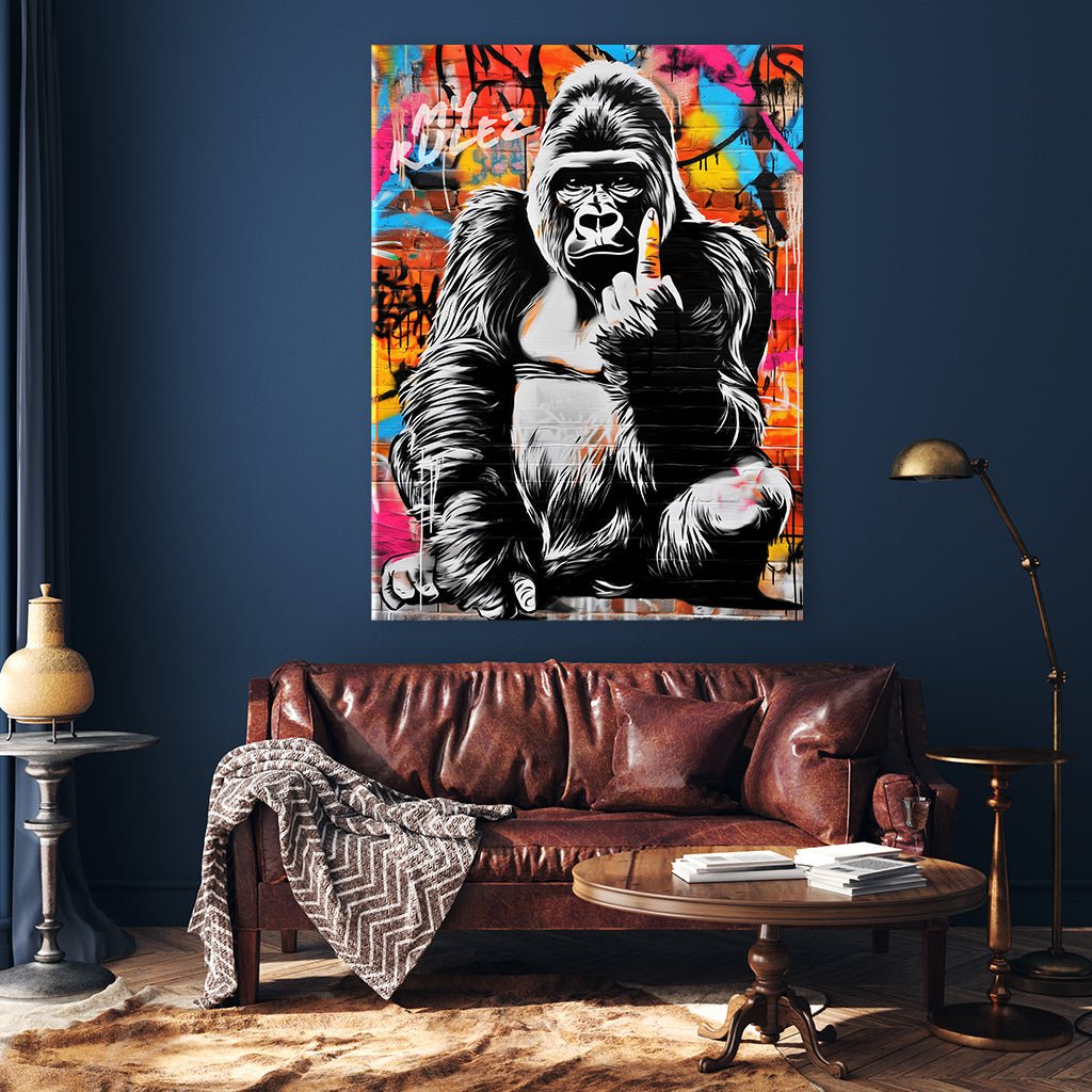 My Rulez Gorilla by Frank Daske - Affengeile Bilder