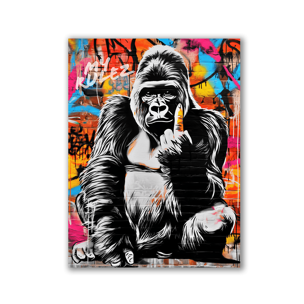 My Rulez Gorilla by Frank Daske - Affengeile Bilder