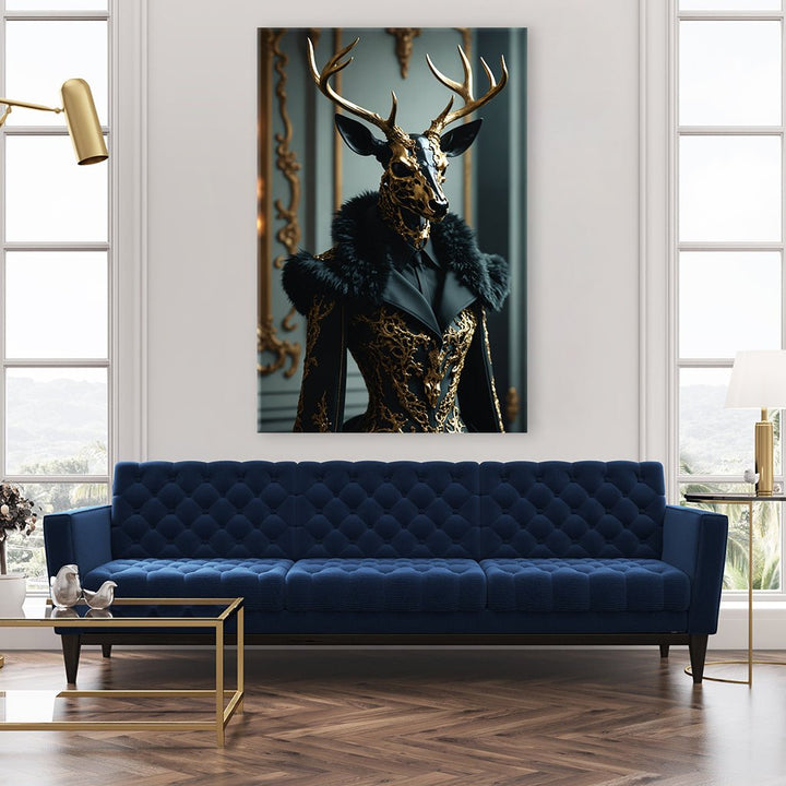 Noble Antlers Woman by Adrian Vieriu - Affengeile Bilder