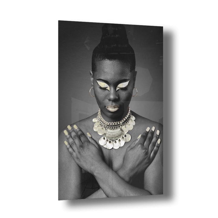 Silver Lady Silber auf Acryl - Affengeile Bilder