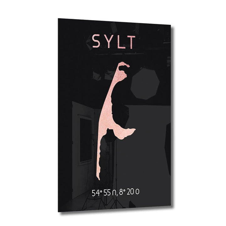 Sylt Coords Rosé auf Acryl - Affengeile Bilder