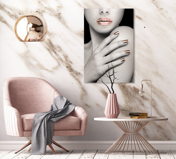 Tempting Touch Rosé auf Acryl - Affengeile Bilder