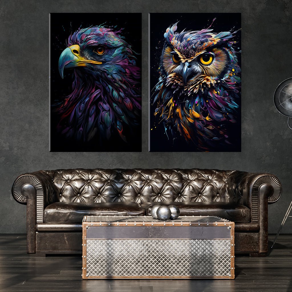 Birds Art Duo by Juliano de Araujo - Affengeile Bilder