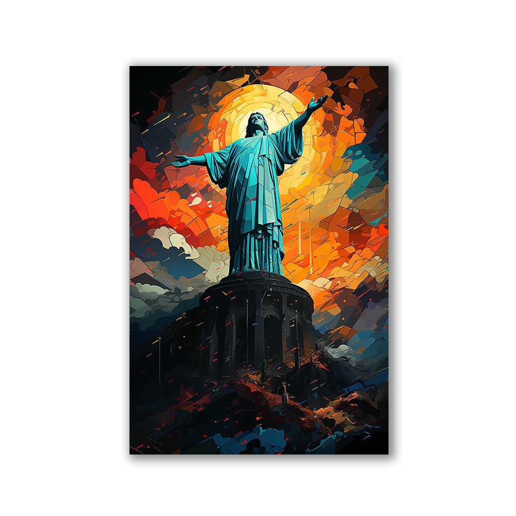 Christo Redentor in Rio Pop Art by Catill - Affengeile Bilder