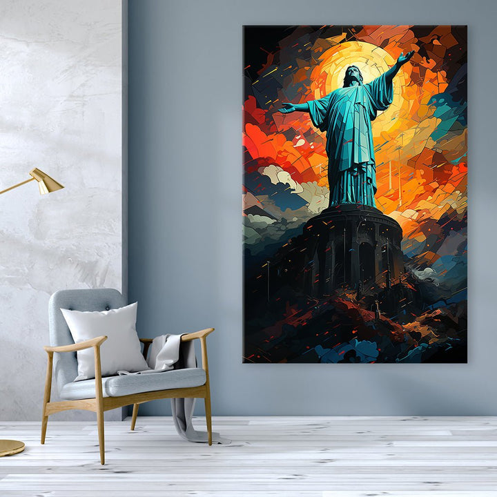 Christo Redentor in Rio Pop Art by Catill - Affengeile Bilder