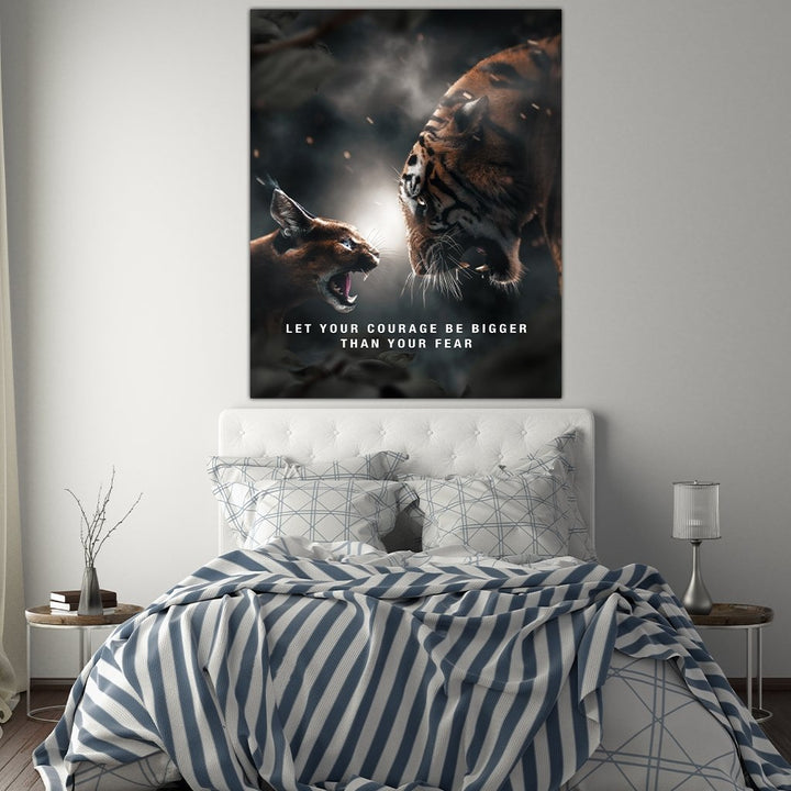 "Courage Bigger Than Fear" - Affengeile Bilder