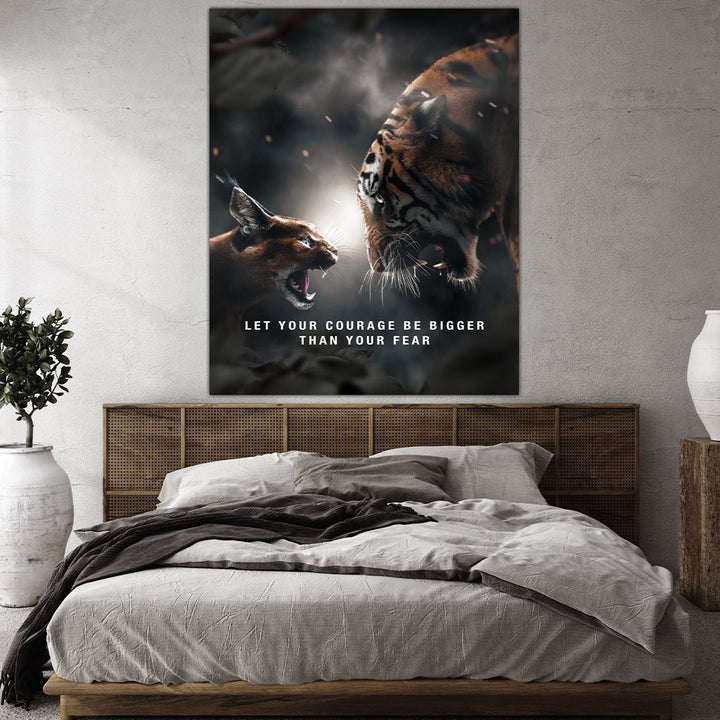 "Courage Bigger Than Fear" - Affengeile Bilder