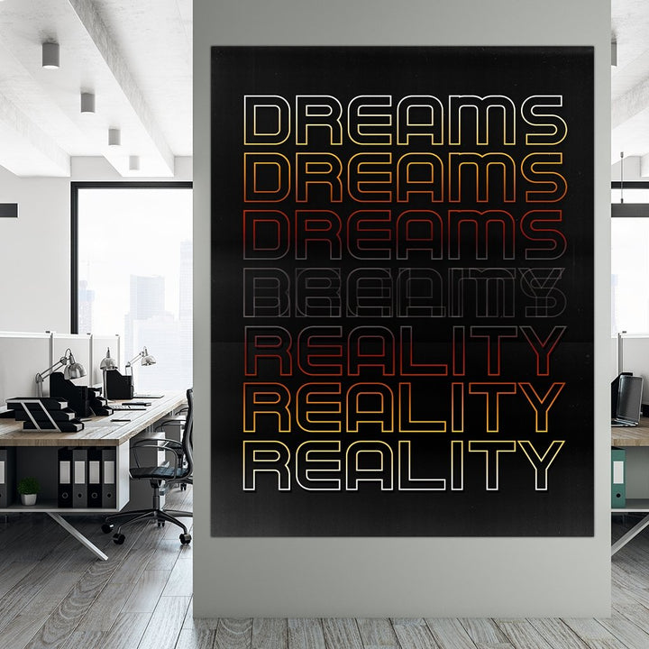 "Dream Reality Red Print" - Affengeile Bilder