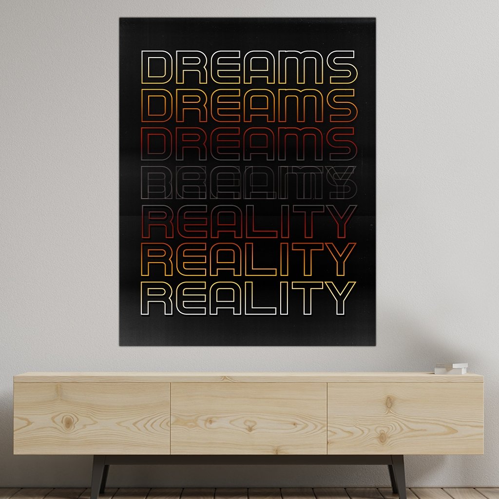 "Dream Reality Red Print" - Affengeile Bilder