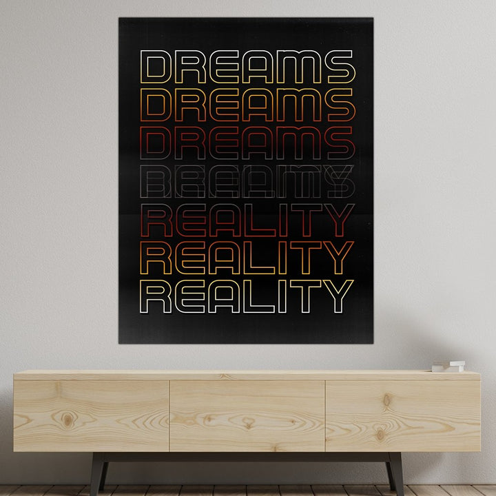 "Dream Reality Red Print" - Affengeile Bilder