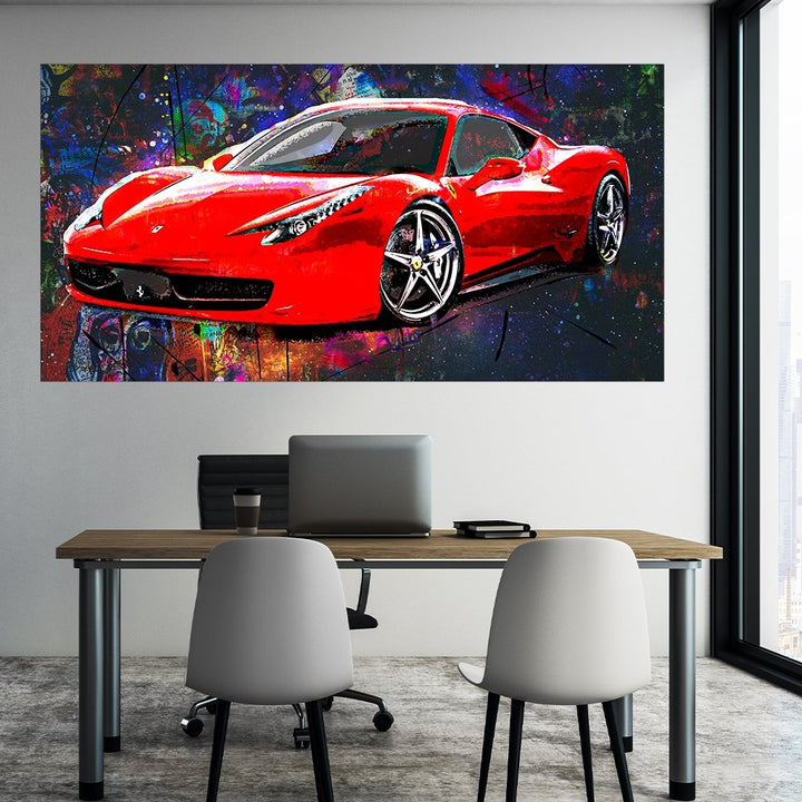 "Ferrari Art"  - Affengeile Bilder