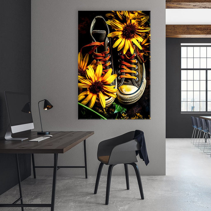 Flowery Jeansshoes No2 by Himmelmiez - Affengeile Bilder