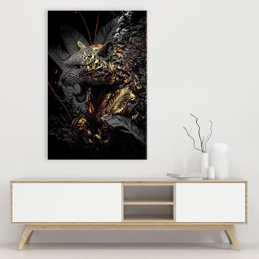 Golden black tiger beast by Adrian Vieriu - Affengeile Bilder