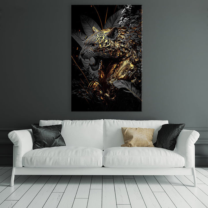 Golden black tiger beast by Adrian Vieriu - Affengeile Bilder