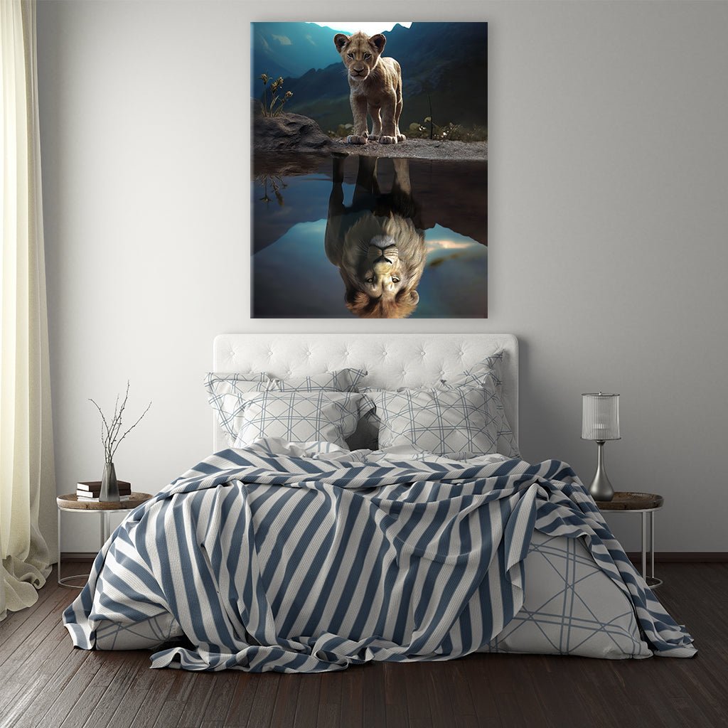 Lion Reflected by Zenzdesign - Affengeile Bilder