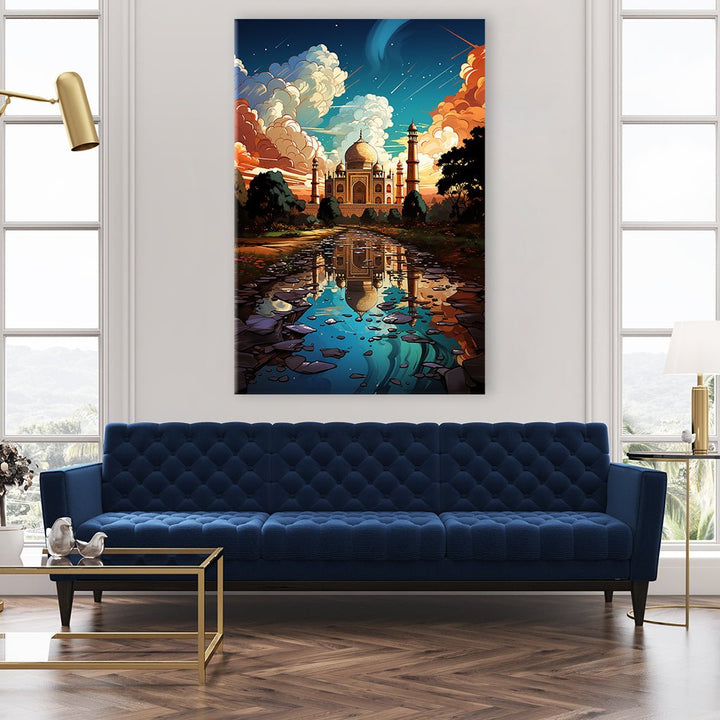 Taj Mahal Pop Art by Catill - Affengeile Bilder