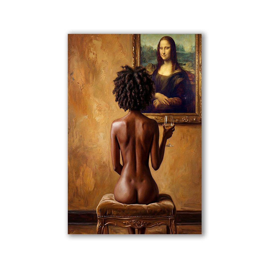 Naked Art Mona by Adrian Vieriu - Affengeile Bilder