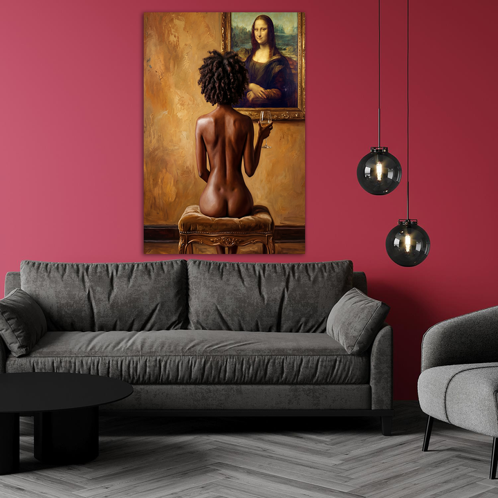 Naked Art Mona by Adrian Vieriu - Affengeile Bilder