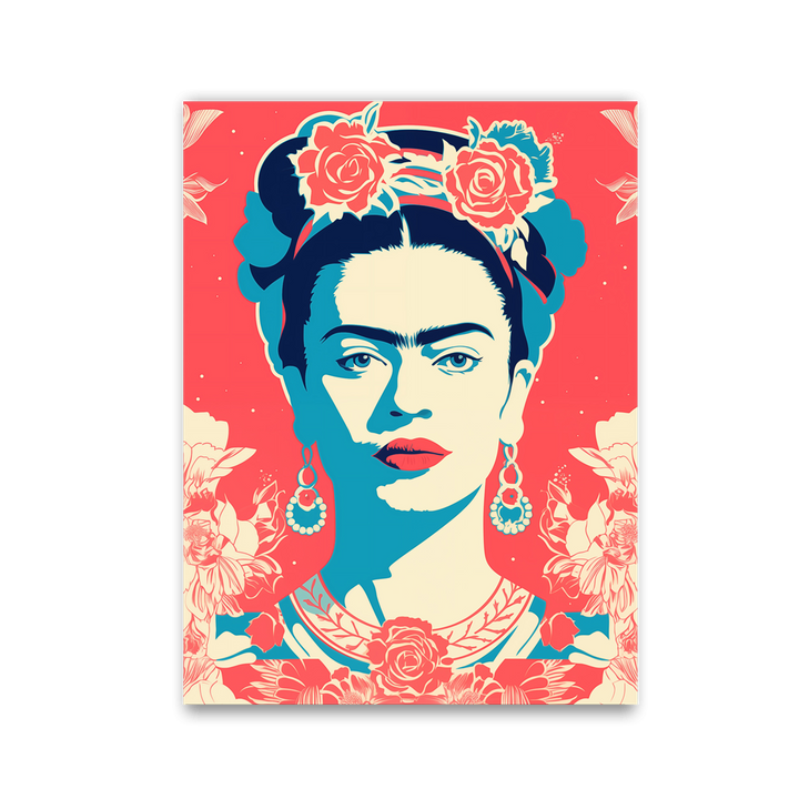 Viva Frida Pop Art by Frank Daske - Affengeile Bilder
