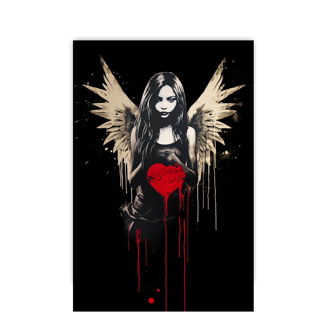 Bleeding Heart Dark Angel by Frank Daske - Affengeile Bilder