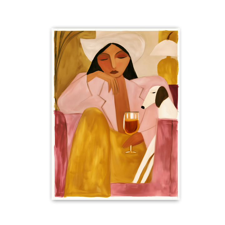 Wine Afternoon with Dog by Frank Daske - Affengeile Bilder