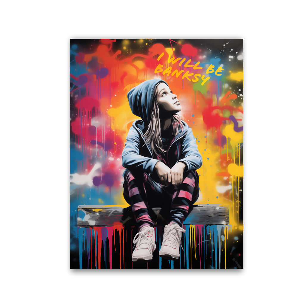 I Will Be Banksy by Frank Daske - Affengeile Bilder