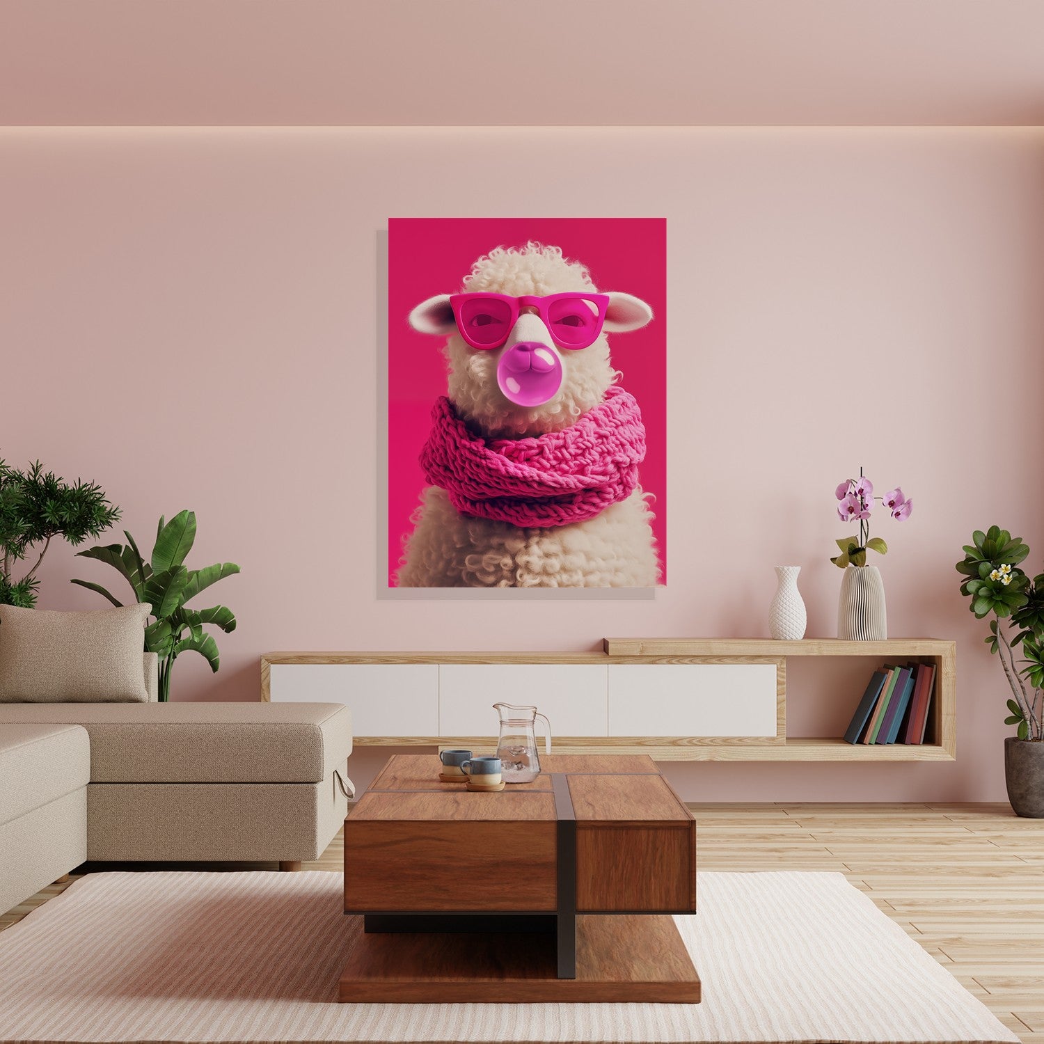 Bubblegum Woolly Sheep by Frank Daske - Affengeile Bilder
