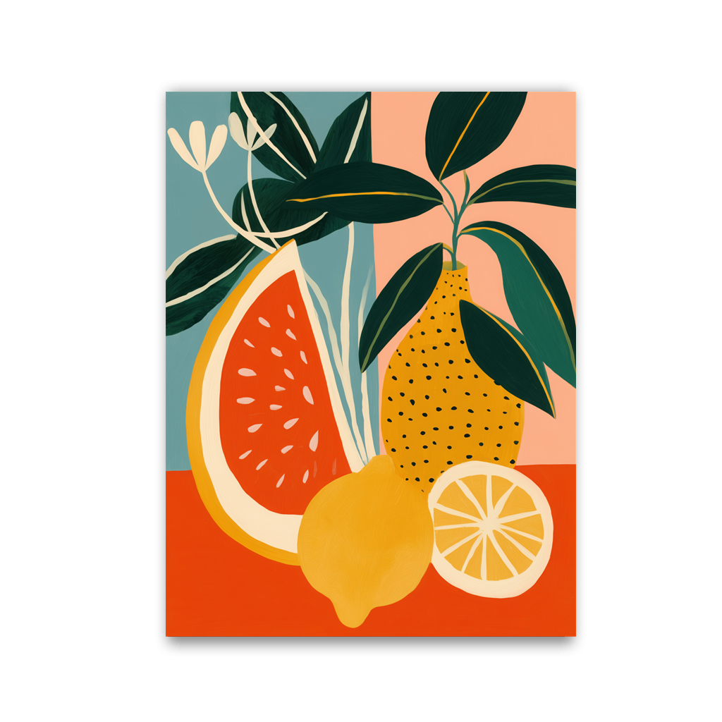 Citrus & Watermelon Still Life by Frank Daske - Affengeile Bilder