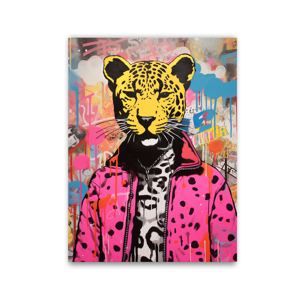 Streetwear Leopard King by Frank Daske - Affengeile Bilder