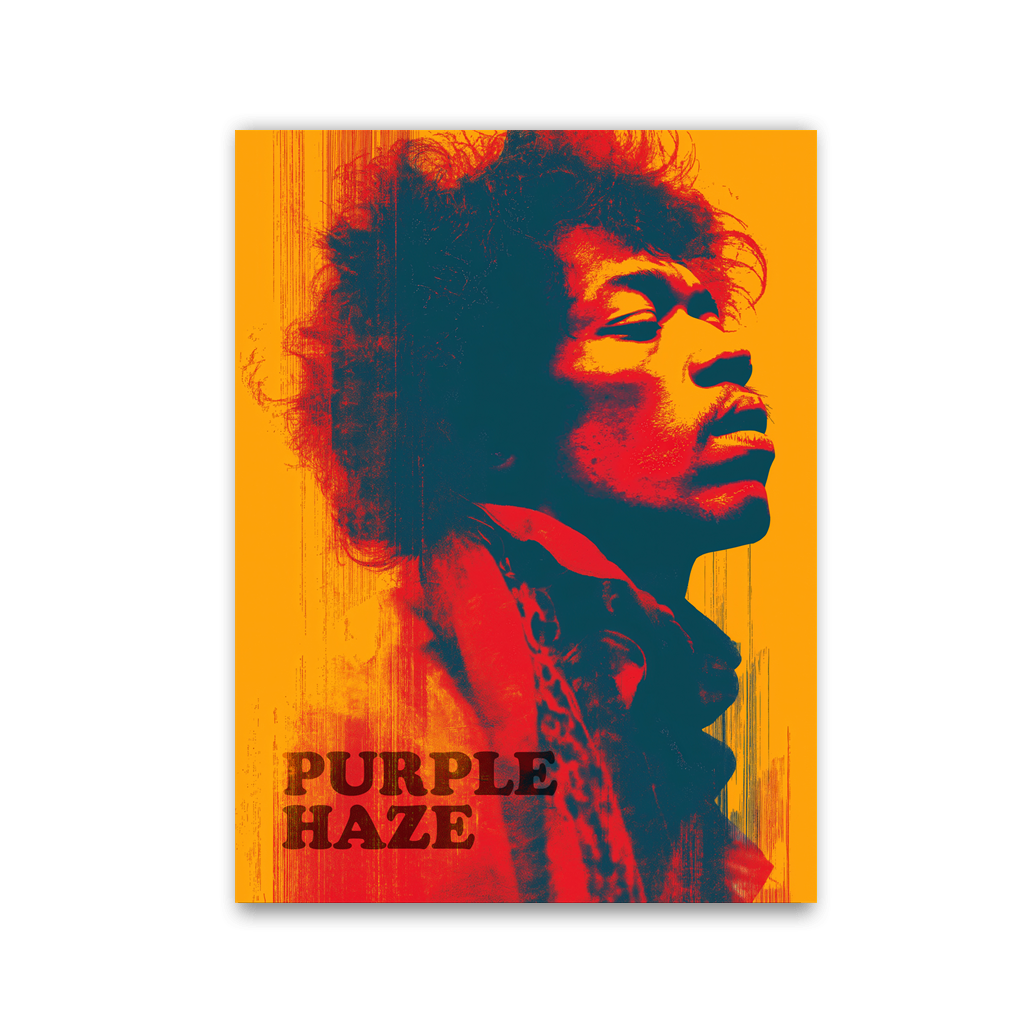 Jimi Hendrix Purple Haze by Frank Daske - Affengeile Bilder