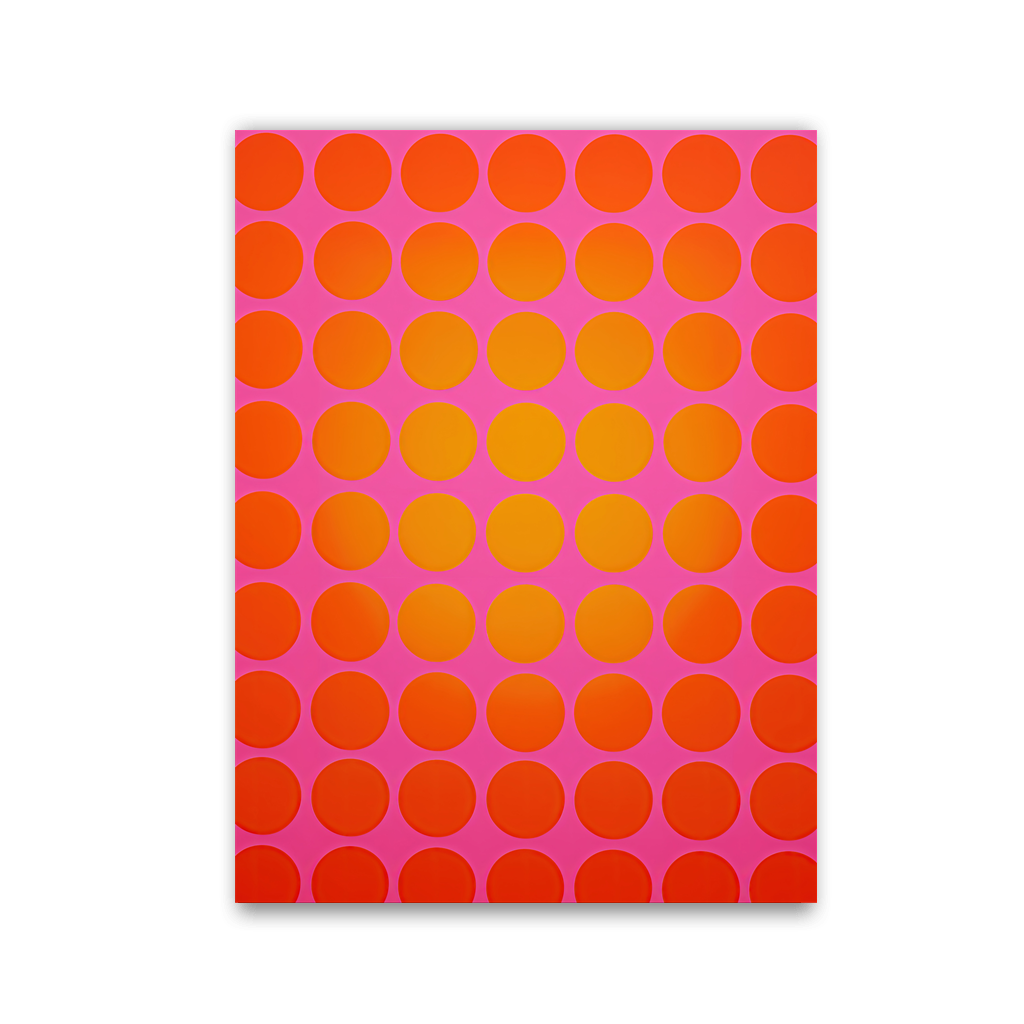 Pink & Orange Polka Dots by Frank Daske - Affengeile Bilder