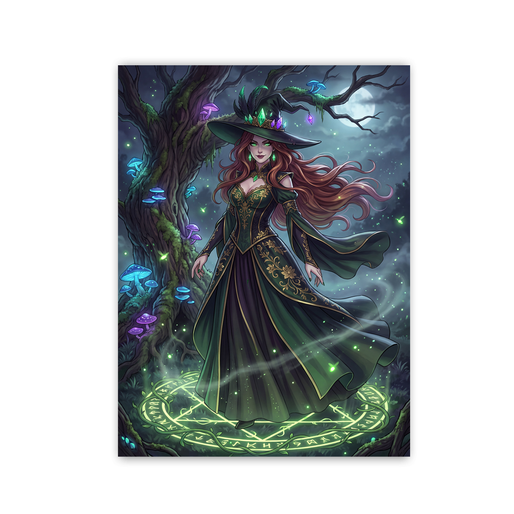 Emerald Forest Witch by Zenzdesign - Affengeile Bilder