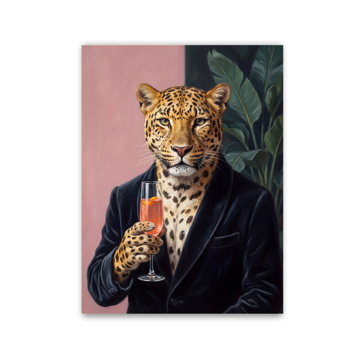 Dapper Cocktail Leopard by Zenzdesign - Affengeile Bilder