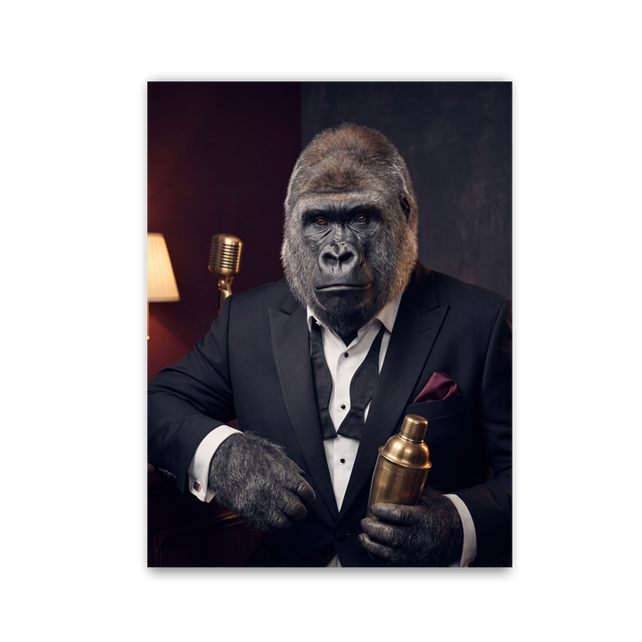 Gentleman Kong Barista by Zenzdesign - Affengeile Bilder
