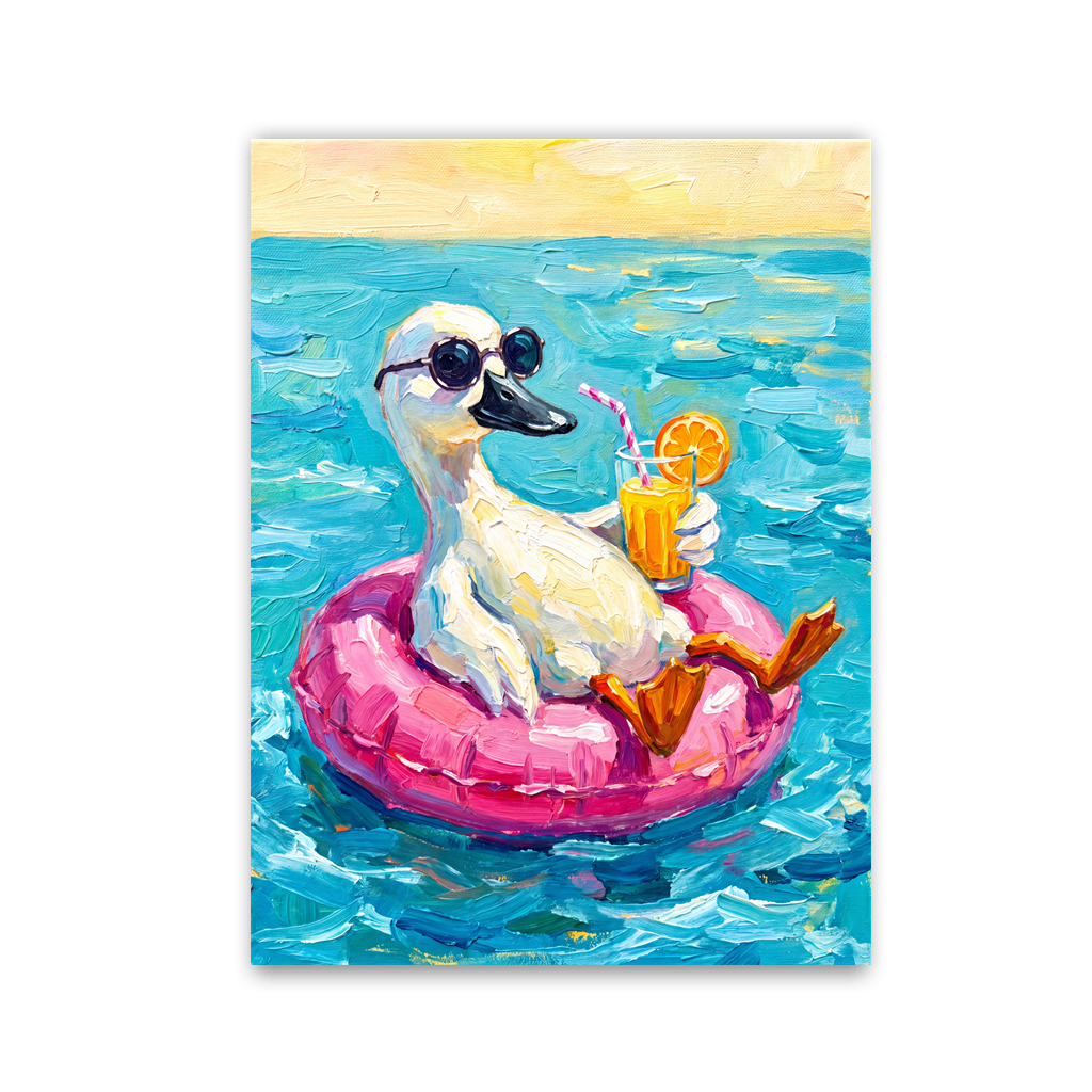 Chill Out Beach Duck by Zenzdesign - Affengeile Bilder