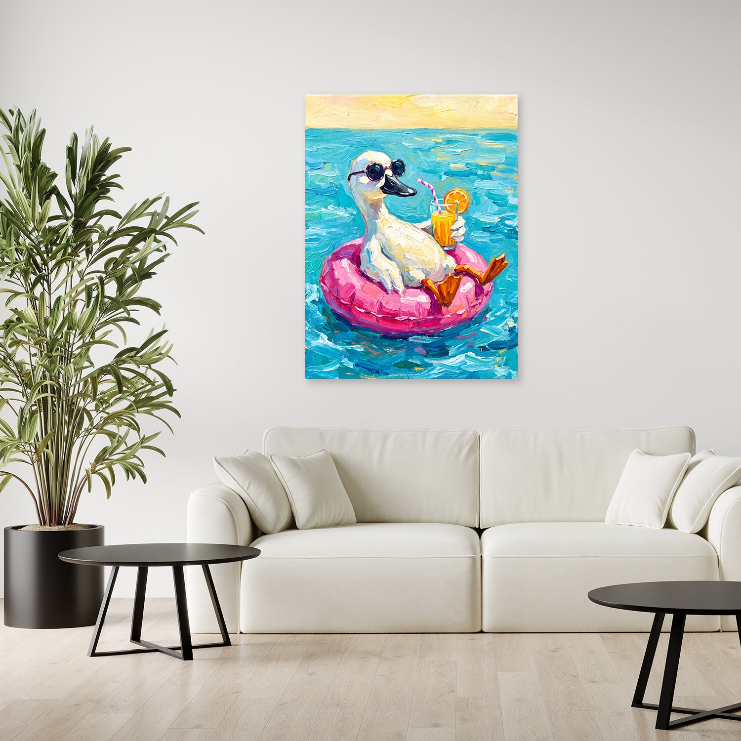 Chill Out Beach Duck by Zenzdesign - Affengeile Bilder
