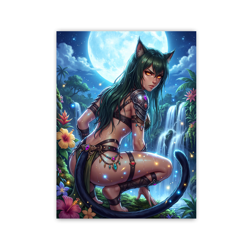 Jungle Huntress Cat by Zenzdesign - Affengeile Bilder