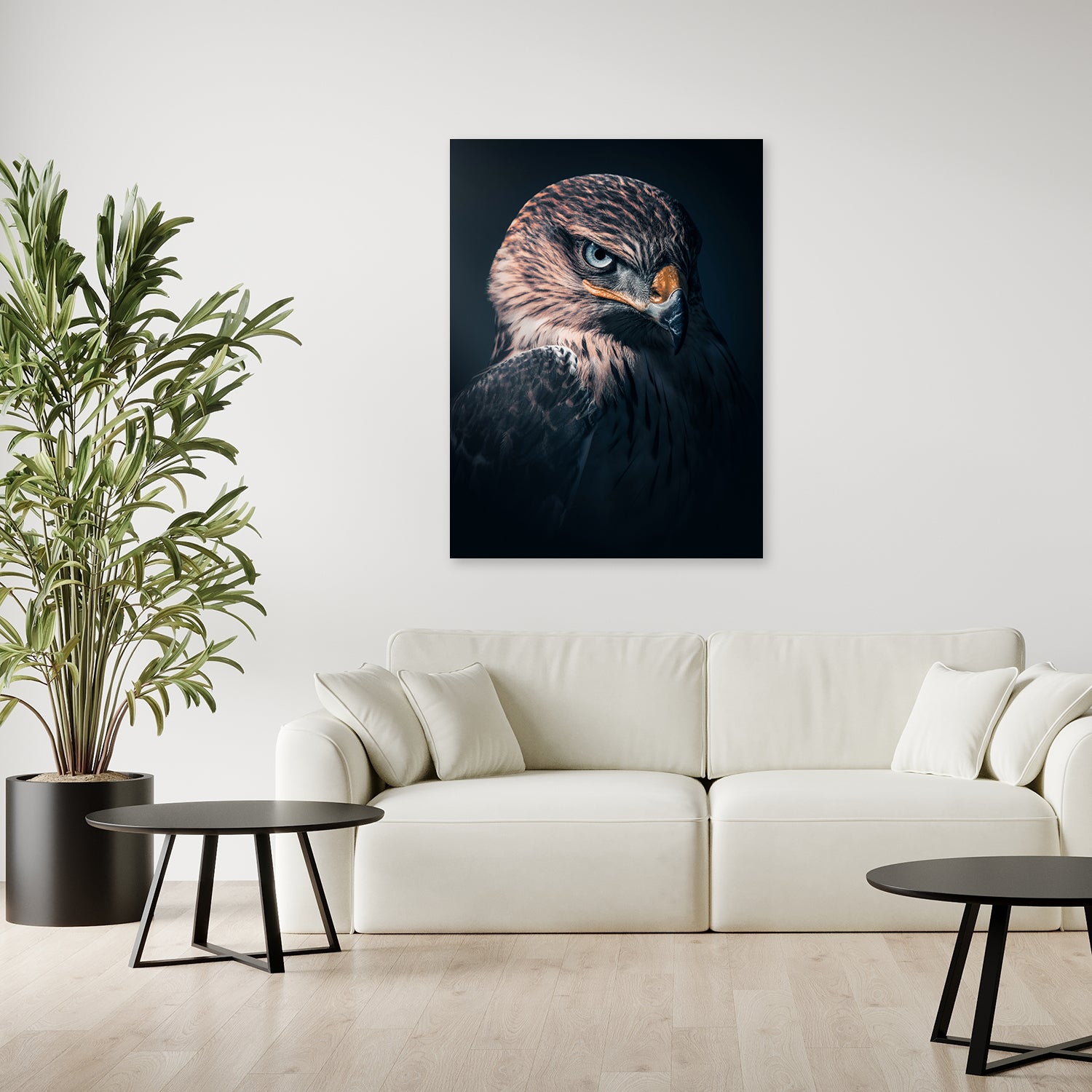 Shadow Hawk Portrait by Zenzdesign - Affengeile Bilder