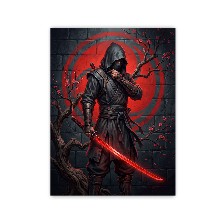 Crimson Katana Ninja by Zenzdesign - Affengeile Bilder