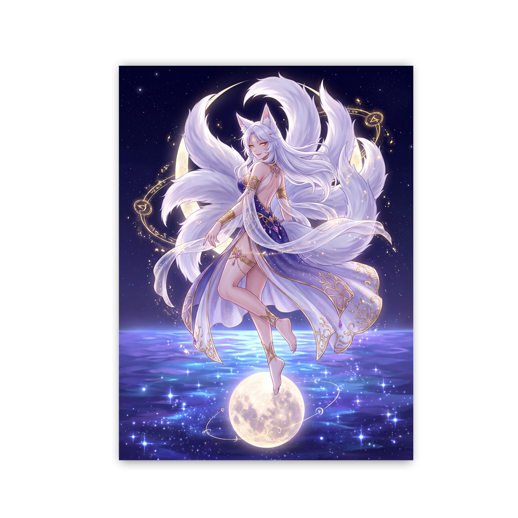 Celestial Kitsune by Zenzdesign - Affengeile Bilder