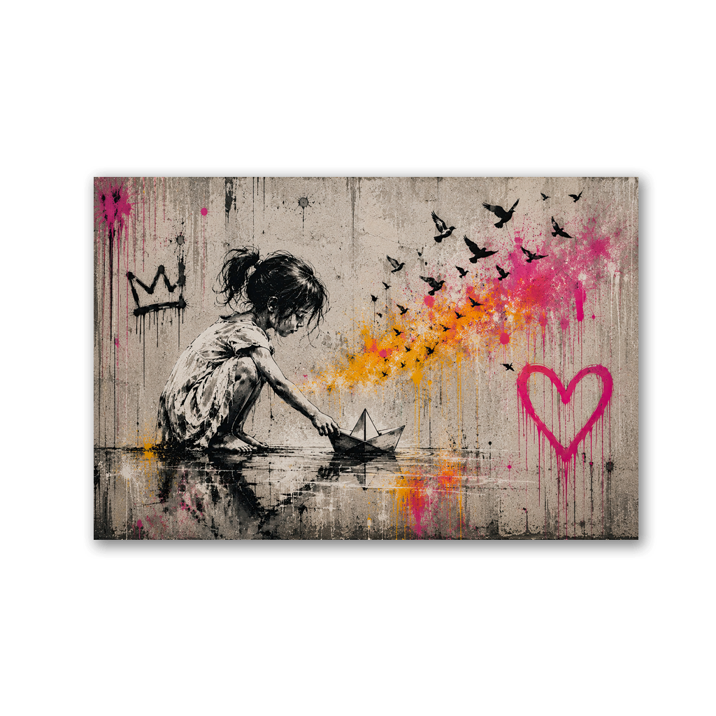 Dreams Set Sail x Streetart by Mark Matthews - Affengeile Bilder