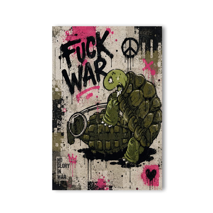 Fuck War x Streetart by Mark Matthews - Affengeile Bilder