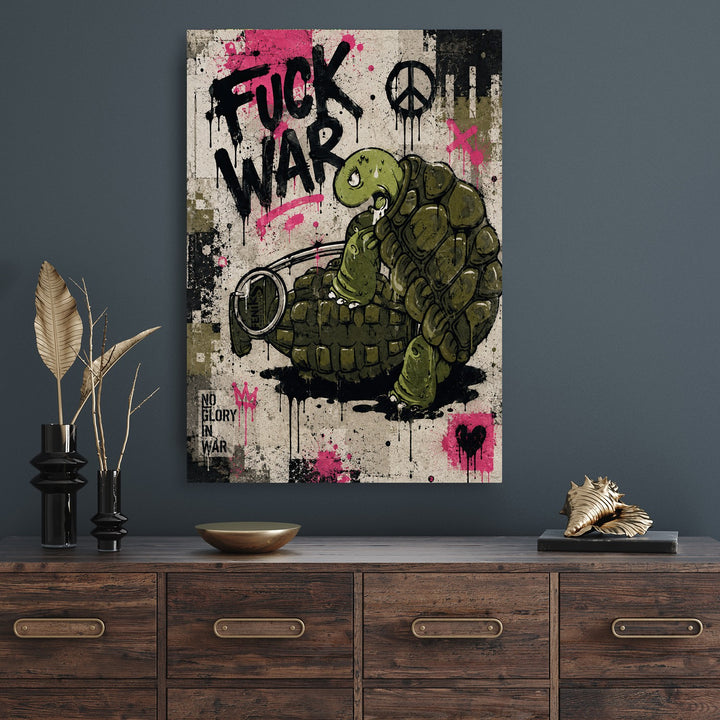 Fuck War x Streetart by Mark Matthews - Affengeile Bilder