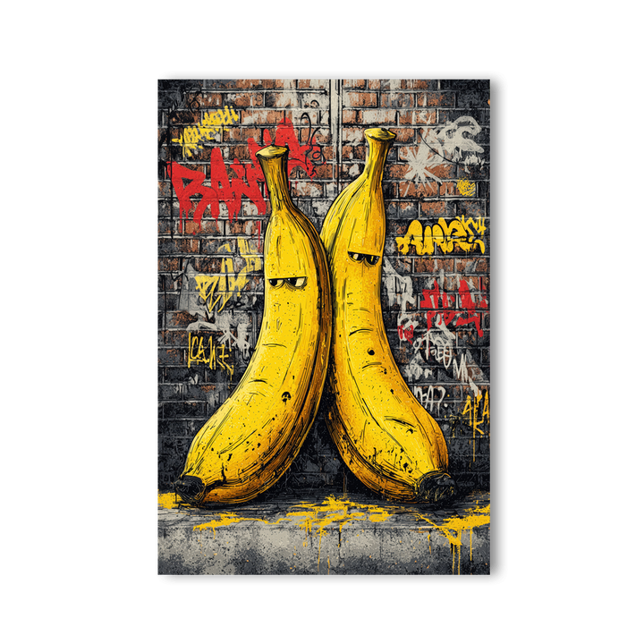 Grumpy Banana x Streetart by Mark Matthews - Affengeile Bilder
